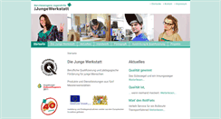 Desktop Screenshot of die-junge-werkstatt.de